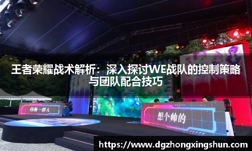 王者荣耀战术解析：深入探讨WE战队的控制策略与团队配合技巧